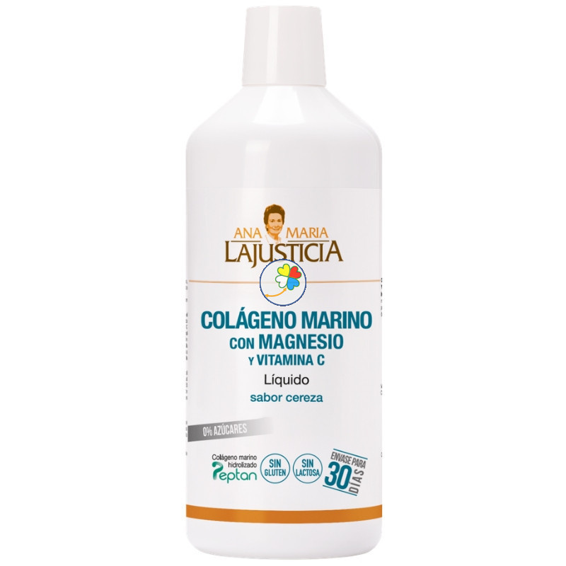 COLÁGENO MARINO+MAGNESIO+VIT C CEREZA 1LT ANA MARÍA LAJUSTICIA