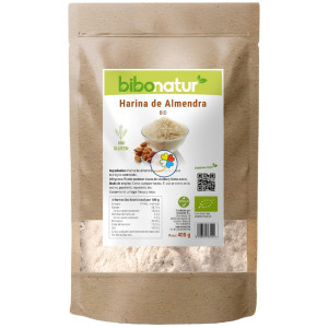 HARINA DE ALMENDRA SIN GLUTEN BIO 400G BIBONATUR