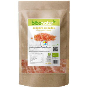 JENGIBRE EN DADOS ECO 150G BIBONATUR