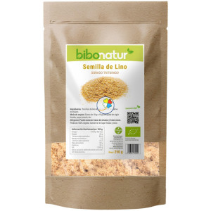 SEMILLAS DE LINO DORADO TRITURADO ECO 250G BIBONATUR