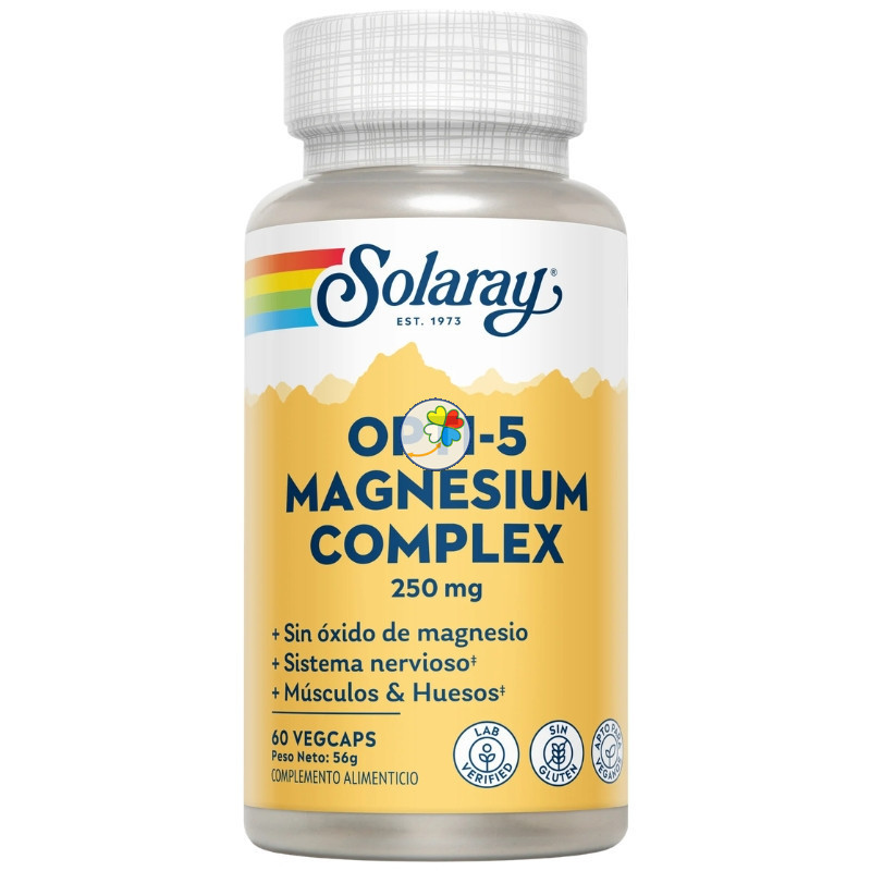 OPTI-5 MAGNESIUM COMPLEX 60 CÁPSULAS VEGETALES SOLARAY