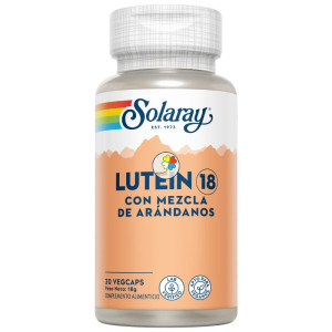 LUTEÍNA 18 CON MEZCLA DE ARÁNDANOS 30 CÁPSULAS VEGETALES SOLARAY