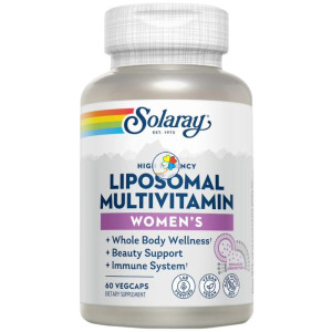 MULTIVITAMÍNICO LIPOSOMAL PARA MUJERES 60 CÁPSULAS SOLARAY