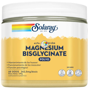 BISGLICINATO DE MAGNESIO EN POLVO 179G SOLARAY