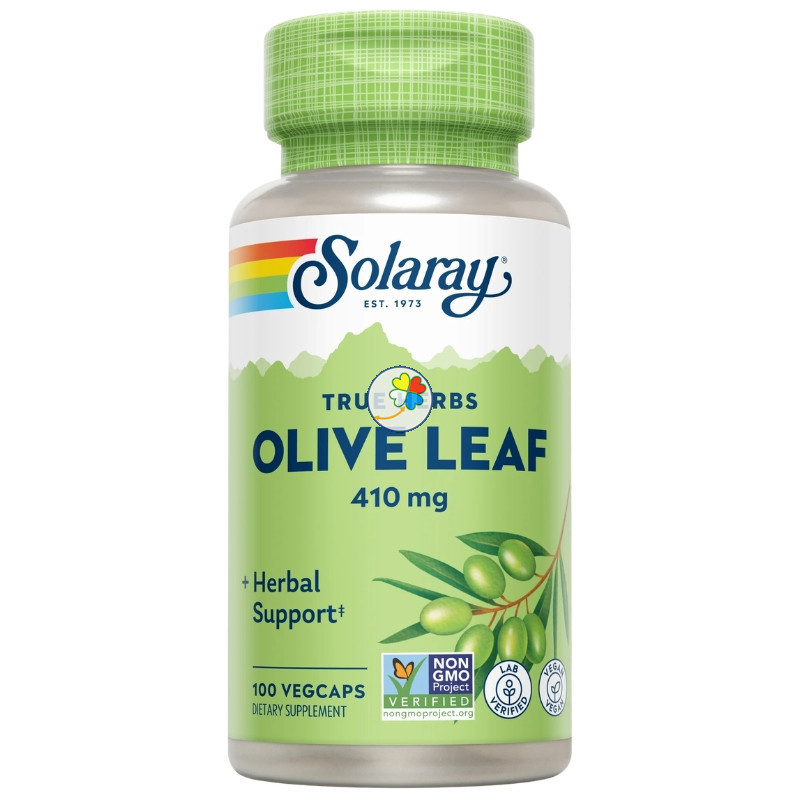 HOJA DE OLIVO 410MG 100 CÁPSULAS VEGETALES SOLARAY