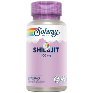 SHILAJIT 100MG 30 CÁPSULAS VEGETALES SOLARAY