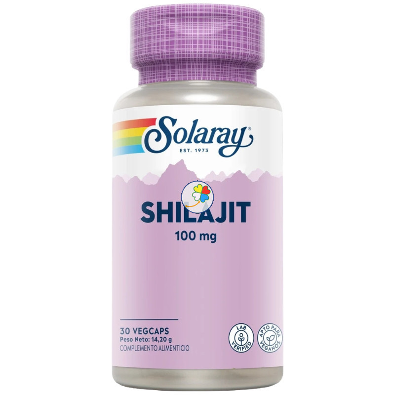 SHILAJIT 100MG 30 CÁPSULAS VEGETALES SOLARAY