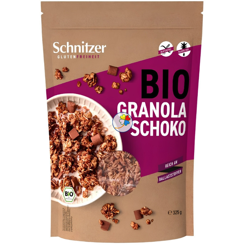MUESLI DE GRANOLA Y CHOCOLATE SIN GLUTEN 325G SCHNITZER