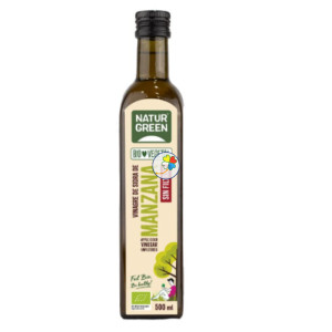 VINAGRE DE SIDRA DE MANZANA SIN FILTRAR 500Ml NATURGREEN