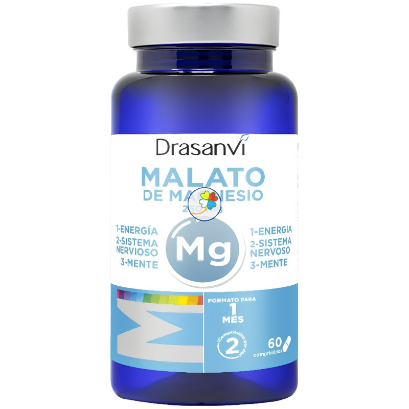 MINERAL MALATO DE MAGNESIO 60 COMPRIMIDOS DRASANVI