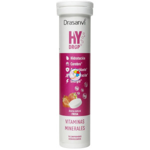 HYDROP ELECTROLITOS EFERVESCENTES FRESA 18 COMPRIMIDOS DRASANVI