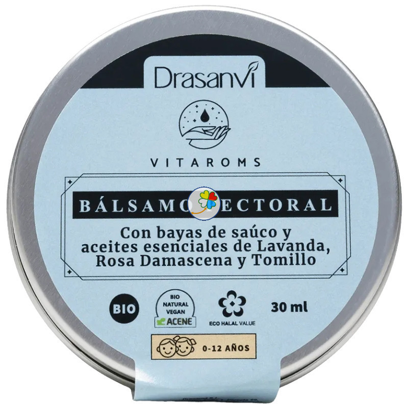 BÁLSAMO PECTORAL INFANTIL BIO VITAROMS 30ML DRASANVI