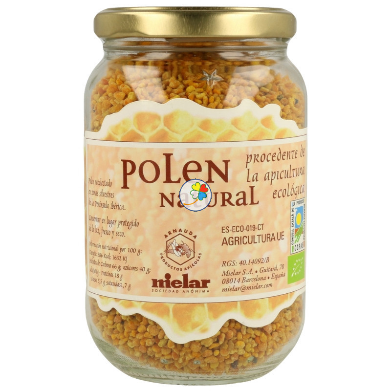 POLEN BIO 225G MIELAR