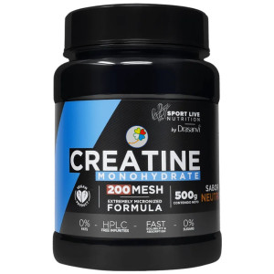 CREATINA 200MESH SABOR NEUTRO 500G DRASANVI SPORT LIVE