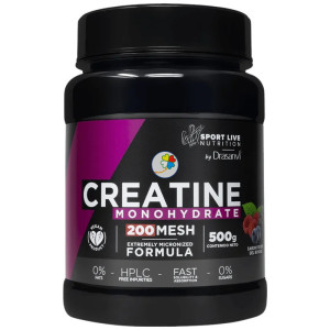 CREATINA 200MESH FRUTOS DEL BOSQUE 500G DRASANVI SPORT LIVE
