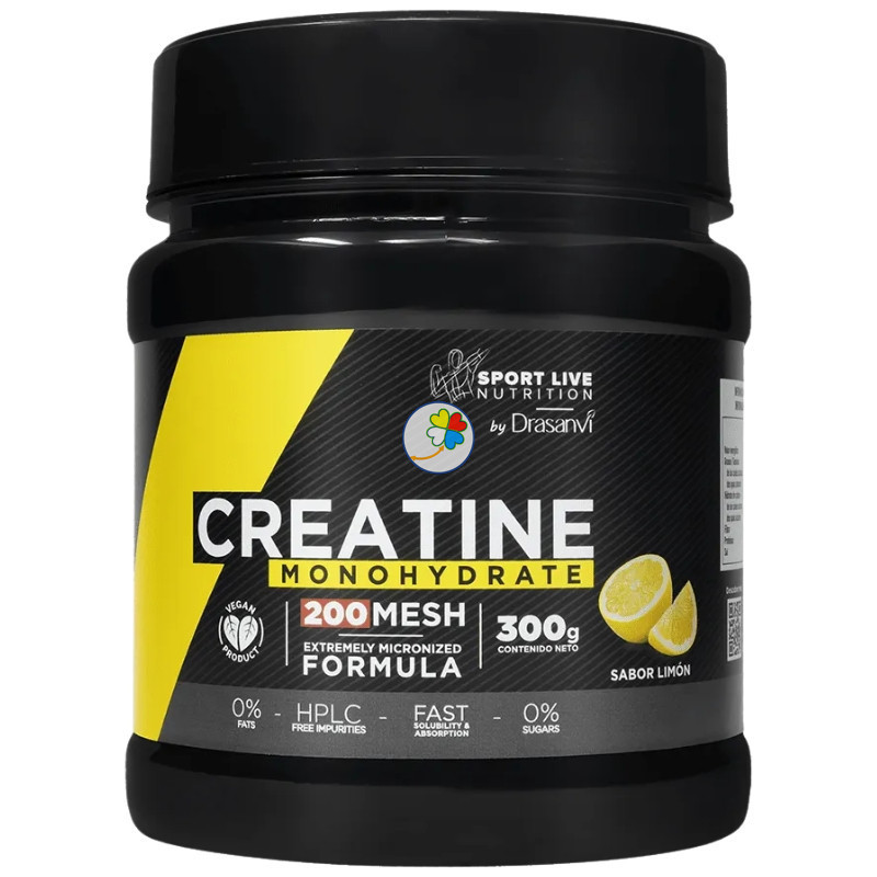 CREATINA 200MESH LIMÓN 300G DRASANVI SPORT LIVE