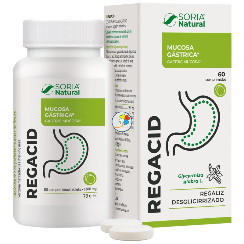 REGACID 60 COMPRIMIDOS SORIA NATURAL