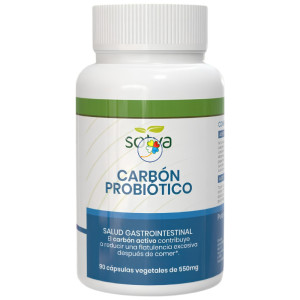 CARBON ACTIVADO 90 CAPSULAS DE 550Mg. SOTYA