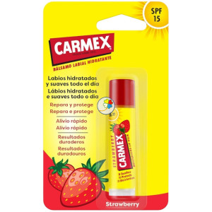 STICK BÁLSAMO LABIAL HIDRATANTE SABOR FRESA SPF15 4,25G CARMEX