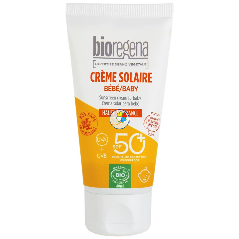 CREMA SOLAR HIPOALERGÉNICA PARA BEBÉ SPF50+ 40ML BIOREGENA