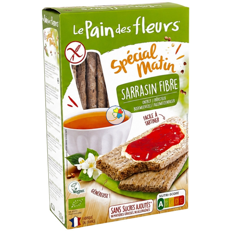 TOSTADAS SARRACENO FIBRA SPÉCIAL MATIN 230G LE PAIN DES FLEURS