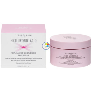 ÁCIDO HIALURÓNICO CREMA CORPORAL TRIPLE ACCIÓN 200ML L´ERBOLARIO