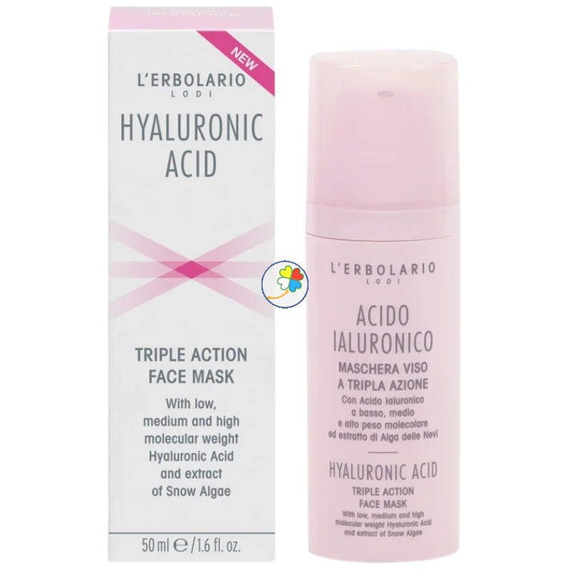 ÁCIDO HIALURÓNICO MASCARILLA TRIPLE ACCIÓN 50ML L´ERBOLARIO