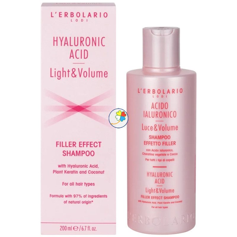 ÁCIDO HIALURÓNICO CHAMPÚ VOLUMINIZADOR 200ML L´ERBOLARIO