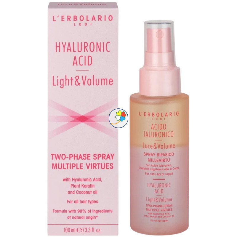 ÁCIDO HIALURÓNICO SPRAY CAPILAR VOLUMINIZADOR 100ML L´ERBOLARIO