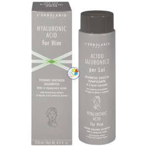ÁCIDO HIALURÓNICO HOMBRE CHAMPÚ TONIFICANTE 250ML L´ERBOLARIO