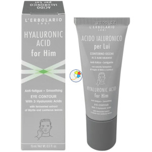 ÁCIDO HIALURÓNICO HOMBRE CONTORNO DE OJOS 15ML L´ERBOLARIO