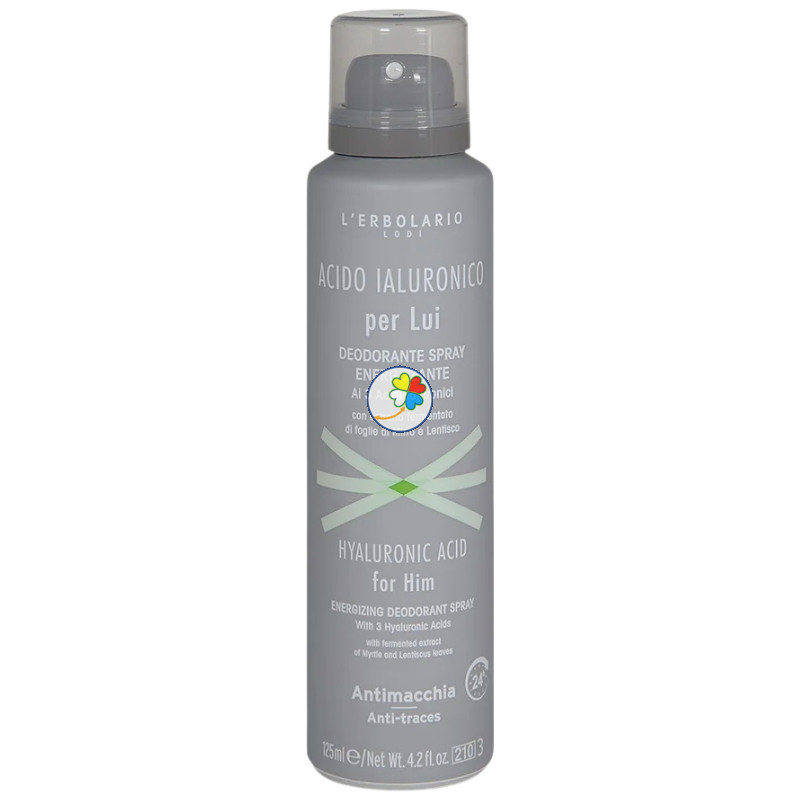 ÁCIDO HIALURÓNICO HOMBRE DESODORANTE EN SPRAY 125ML L´ERBOLARIO