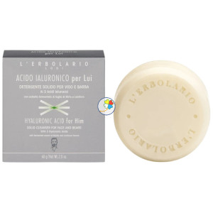 ÁCIDO HIALURÓNICO HOMBRE JABÓN SÓLIDO FACIAL 60G L´ERBOLARIO