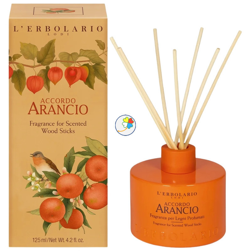 ACCORDO ARANCIO AMBIENTADOR MIKADO 125ML L´ERBOLARIO