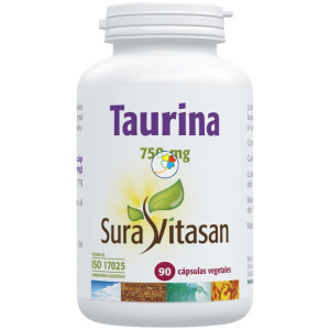 TAURINA 750MG 90 CÁPSULAS...