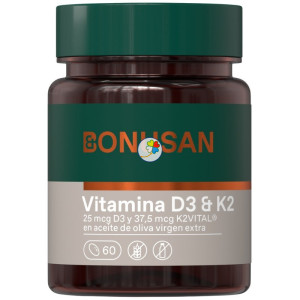 VITAMINA D3 & K2 60 PERLAS...