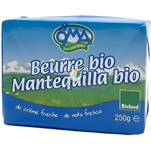 MANTEQUILLA BIO 250G OMA BEER