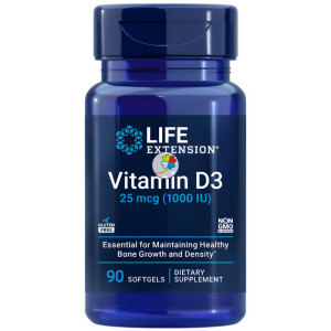 VITAMINA D3 25MCG 1000UI 90...
