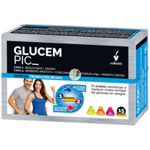 GLUCEM PIC 15 COMPRIMIDOS...
