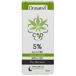 ACEITE DE CBD 5% 10ML DRASANVI
