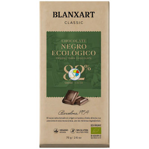 CHOCOLATE 82% CACAO ECO 75G...