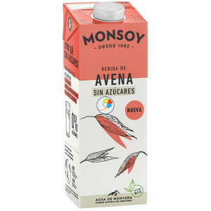 BEBIDA DE AVENA 0% AZÚCAR...