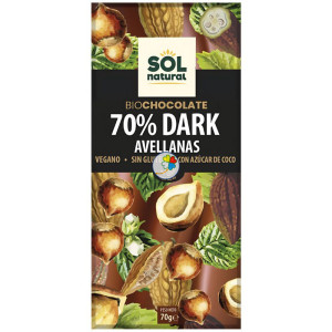 TABLETA CHOCOLATE DARK 70%...