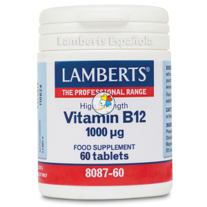 VITAMINA B12 1000µg 60 TABLETAS LAMBERTS