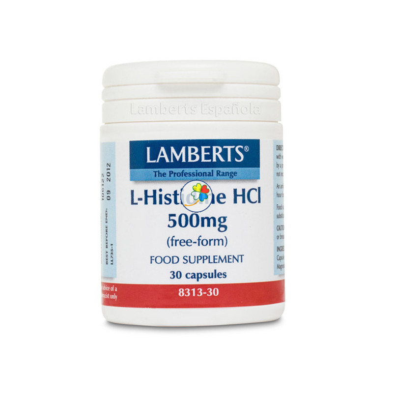 L-HISTIDINA HCL 500Mg. 30 CAPSULAS LAMBERTS
