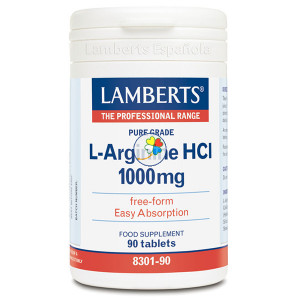 L-ARGININA HCL 1000Mg. 90 TABLETAS LAMBERTS
