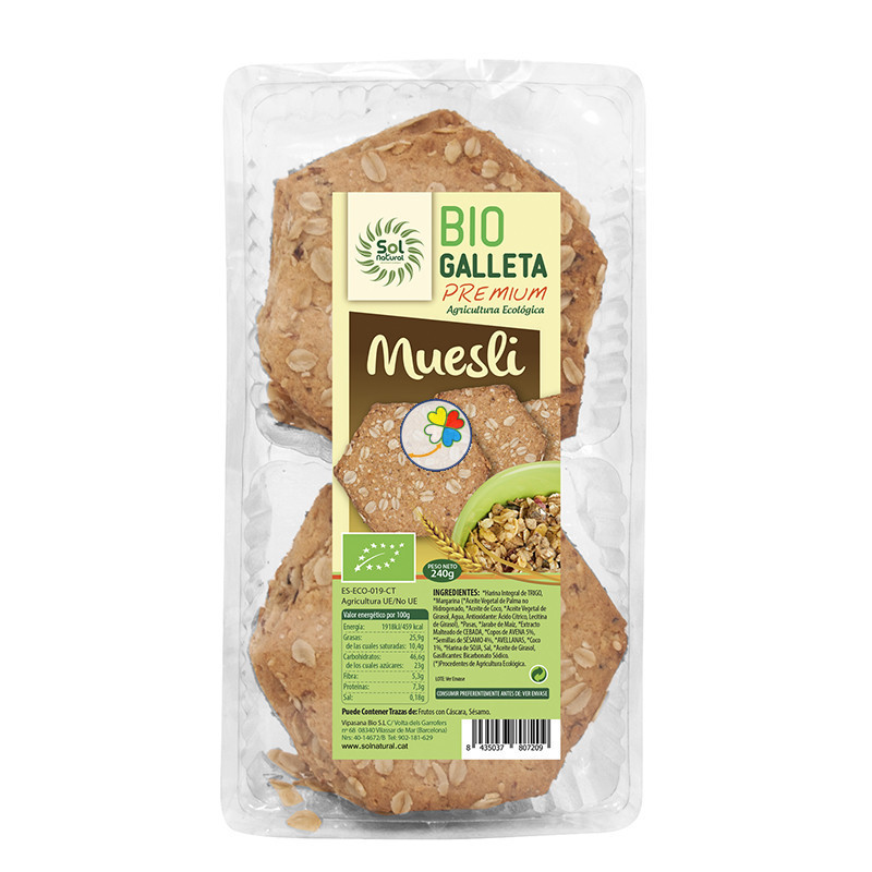 MUESLI BIO 240Gr. SOL NATURAL