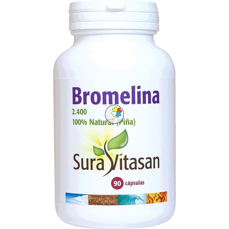 BROMELINA 2.400 500Mg. 90 CAPSULAS SURA VITASAN