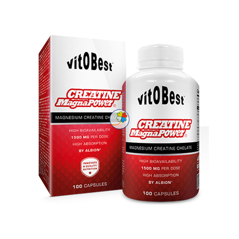 CREATINA MAGNA POWER 1500MG 100 CAPSULAS VIT.O.BEST
