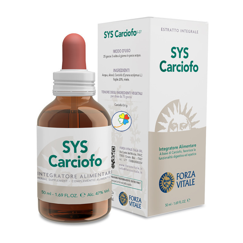 SYS CARCIOFO (ALCACHOFERA) 50Ml. FORZA VITALE FORZA VITALE